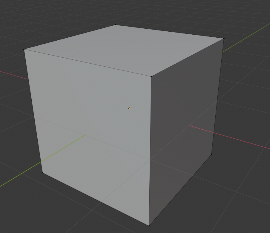 Ein Würfel in Blender