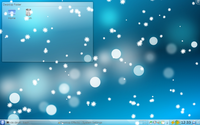 KWin Schnee Effekt