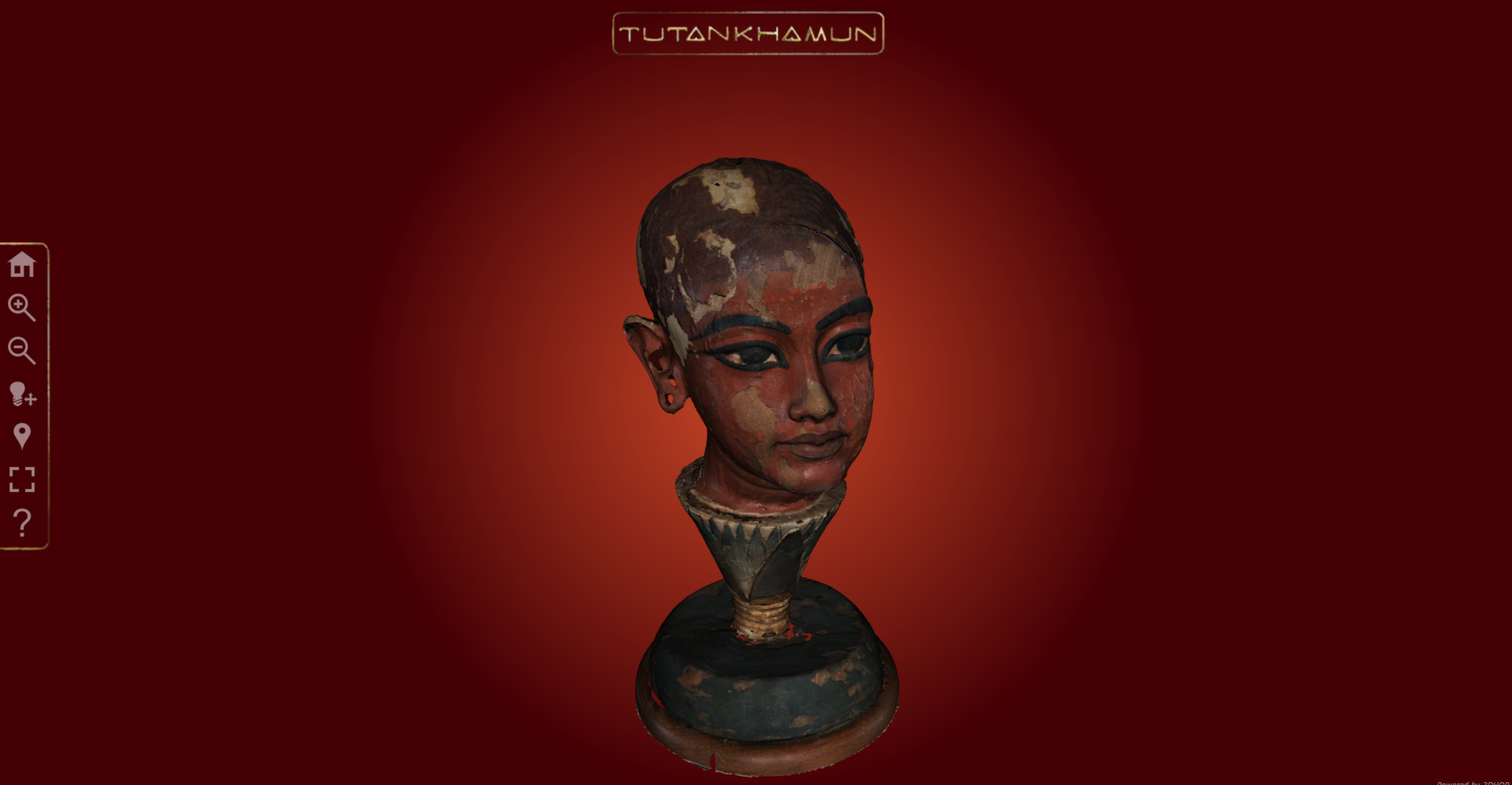 TUTANKHAMUN Model on 3D-HOP website.