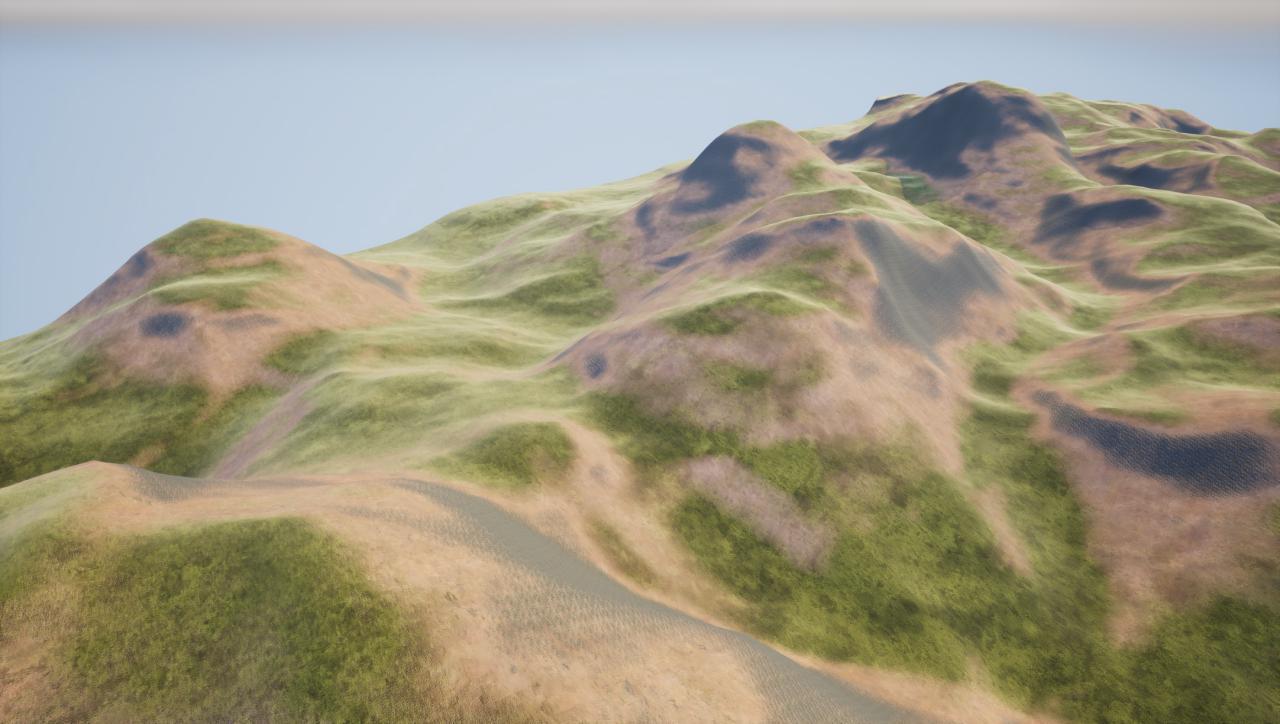 Modellierte Landschaft