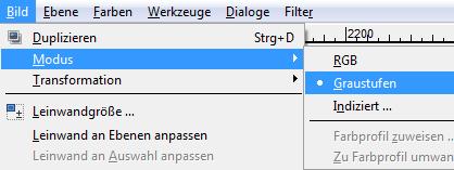 setting grayscale